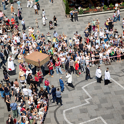 Fronleichnam 2025 / Erzdiözese Wien/ Schönlaub